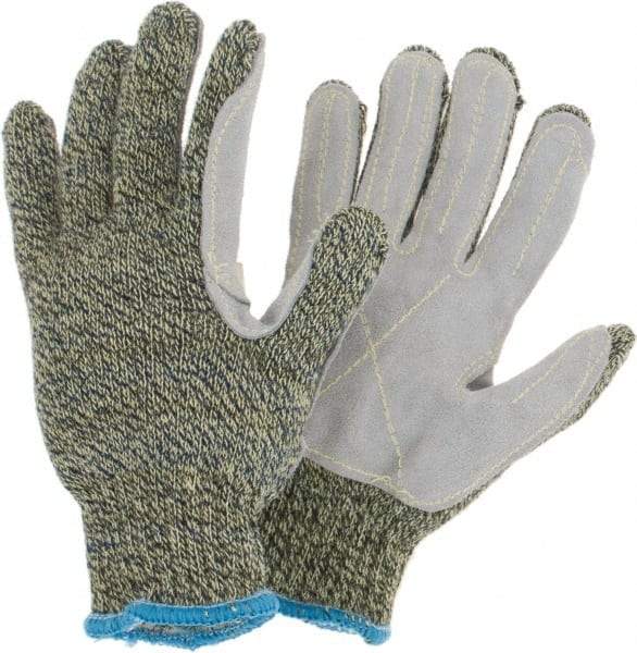 Sperian - Size Universal, ANSI Cut Lvl 4, Abrasion Lvl 6, Cut Resistant Gloves - Black/Gray/Yellow, Paired - Benchmark Tooling