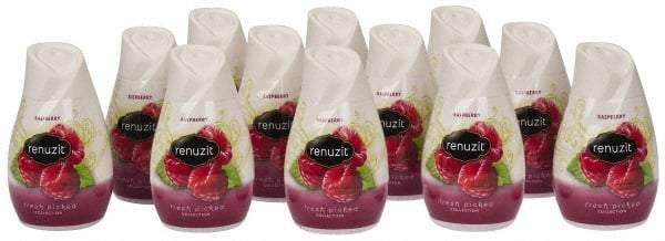 Renuzit - 7 oz Bottle Air Freshener - Gel, Raspberry Scent - Benchmark Tooling