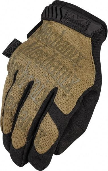 Mechanix Wear - Size L (10) Synthetic Blend General Protection Work Gloves - For General Purpose, Uncoated, Hook & Loop Cuff, Full Fingered, Coyote, Paired - Benchmark Tooling