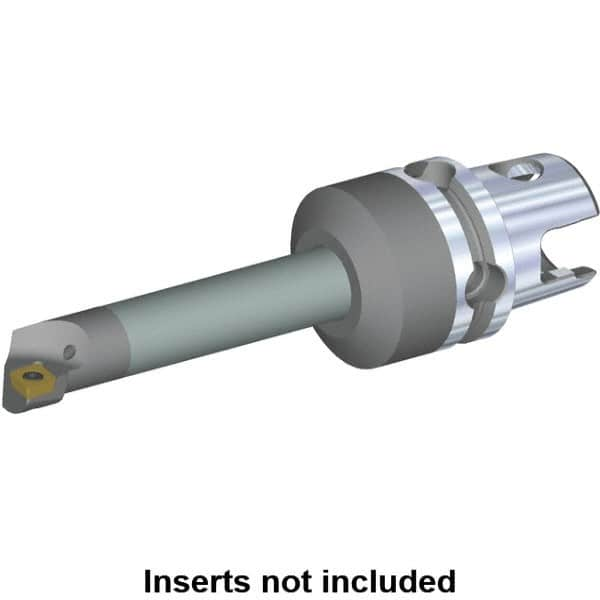 Kennametal - Right Hand Cut, 20mm Min Bore Diam, Size KM50 Carbide Modular Boring Cutting Unit Head - 3.1496" Max Bore Depth, Through Coolant, Compatible with CP.. - Benchmark Tooling