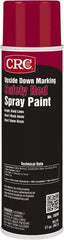 CRC - 20 fl oz Red Marking Paint - 700' Coverage, Lead Free Formula, 526.7 gL VOC - Benchmark Tooling