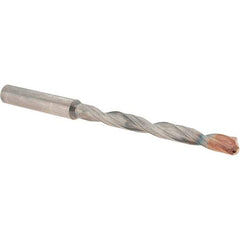 Walter-Titex - 6.2mm 140° Solid Carbide Jobber Drill - Double Coating Finish, Right Hand Cut, Spiral Flute, Straight Shank, 106mm OAL, X-treme D Point - Benchmark Tooling