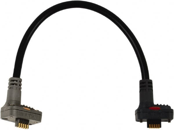 Mitutoyo - 6" Long SPC Connecting Cable - Use with Digimatic Calipers - Benchmark Tooling