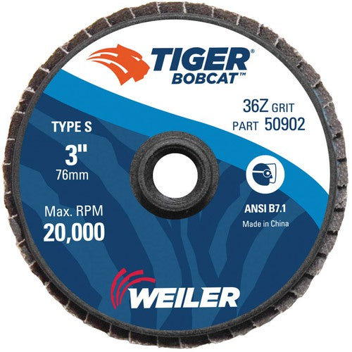 3″-36 Grit - Zirconia Quick Change Flap Disc - Benchmark Tooling