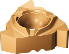 Sandvik Coromant - 266 External Right Hand 8 API Round Laydown Threading Insert - Grade 1125, TiCrAlN/TiAlN Coated Carbide, 9.525mm Inscribed Circle - Benchmark Tooling
