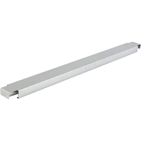 Steel King - 2-3/4" Wide, 1 High, Open Shelving Accessory/Component - Steel, Galvanized Finish, 48" Long, Use with Pallet Racks - Benchmark Tooling