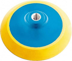 Tru-Maxx - 1" Diam Hook & Loop Disc Backing Pad - 1/4" Shank Diam, Medium Density, 18,000 RPM - Benchmark Tooling