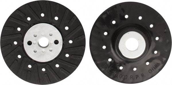 Tru-Maxx - 4-1/2" Diam Locking Nut Disc Backing Pad - Hard Density, 13,000 RPM - Benchmark Tooling