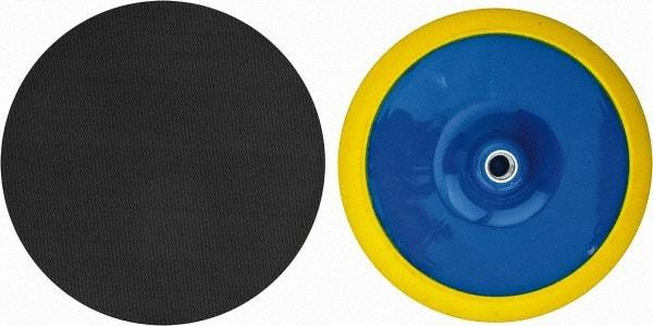 Tru-Maxx - 8" Diam Hook & Loop Disc Backing Pad - Medium Density, 6,800 RPM - Benchmark Tooling