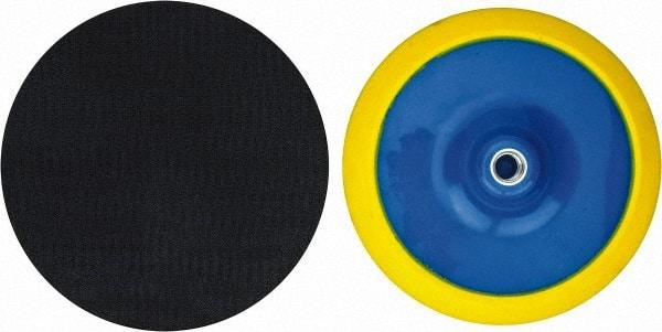 Tru-Maxx - 7" Diam Hook & Loop Disc Backing Pad - Medium Density, 7,200 RPM - Benchmark Tooling