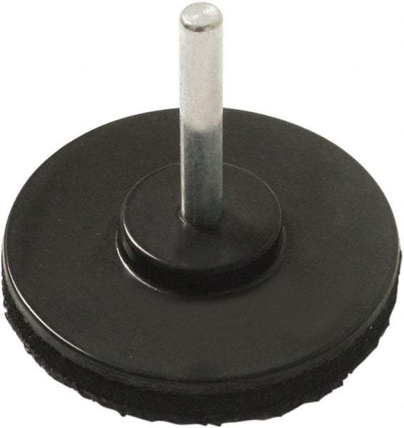 Tru-Maxx - 2" Diam Hook & Loop Disc Backing Pad - 1/4" Shank Diam, Medium Density, 16,800 RPM - Benchmark Tooling