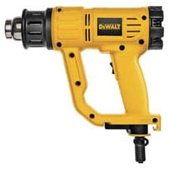 DeWALT - 120 to 1,100°F Heat Setting, 16 CFM Air Flow, Heat Gun - 120 Volts, 13 Amps, 1,550 Watts, 10' Cord Length - Benchmark Tooling