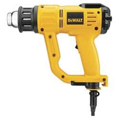 DeWALT - 115 to 1,100°F Heat Setting, 17.7 CFM Air Flow, Heat Gun - 120 Volts, 13 Amps, 1,550 Watts, 10' Cord Length - Benchmark Tooling