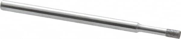 Strauss - 0.157" Head Thickness CBN Grinding Pin - 1/8" Shank Diam x 2" Shank Length, (170 Mesh Grit) - Benchmark Tooling