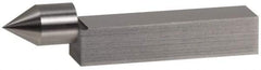 SPI - 2.5 Inch Overall Length, Gage Block Center Point - Concentricity +/-0.0004 Inch Accuracy, For Use with Rectangular Gage Blocks, 1 Piece - Benchmark Tooling