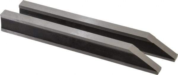 SPI - 6 Inch Overall Length, 0.75 Inch Jaw Thickness, Gage Block Bevel End Jaws - Flatness per 2 Inch +/-0.00002 Inch Accuracy, Sold As Pair, For Use with Rectangular Gage Blocks, 2 Pieces - Benchmark Tooling