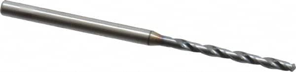 OSG - #46 130° Powdered Metal Jobber Drill - V Finish, Right Hand Cut, Spiral Flute, Straight Shank, 56mm OAL, Standard Point - Benchmark Tooling