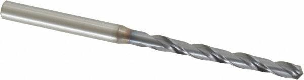 OSG - 3/16" 130° Powdered Metal Jobber Drill - V Finish, Right Hand Cut, Spiral Flute, Straight Shank, 96mm OAL, Standard Point - Benchmark Tooling