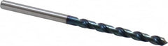 OSG - 5/32" 130° Vanadium High Speed Steel Jobber Drill - WD1 Finish, Right Hand Cut, Spiral Flute, Straight Shank, 75mm OAL, Faceted Point - Benchmark Tooling