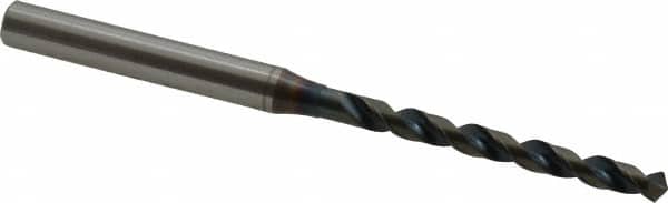 OSG - #21 120° Vanadium High Speed Steel Jobber Drill - WD1 Finish, Right Hand Cut, Spiral Flute, Straight Shank, 87mm OAL, Faceted Point - Benchmark Tooling