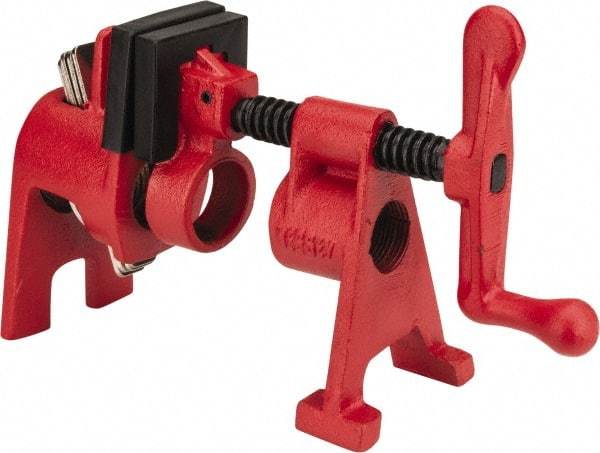 Bessey - 3/4" Pipe, 1-11/16" Throat Depth, 1-11/16" Clamp Face, H Style Pipe Clamp - Benchmark Tooling