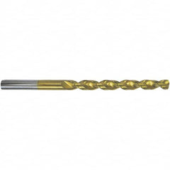 Taper Length Drill Bit: 0.0890″ Dia, 130 ° TiN Finish, 2.3228″ Flute Length, 3.5433″ OAL, RH Cut, Parabolic Flute, Straight Shank, Series 668