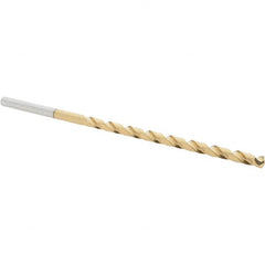 Taper Length Drill Bit: 0.1562″ Dia, 130 ° Coated, 3.0709″ Flute Length, 4.685″ OAL, RH Cut, Spiral Flute, Cylindrical Shank, Series 669