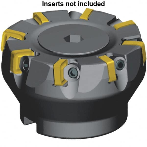 Kennametal - 2-1/2" Cut Diam, 3/4" Arbor Hole Diam, Indexable Square-Shoulder Face Mill - Benchmark Tooling