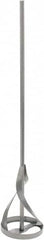 Premier Paint Roller - Metal Chrome Power Mixer - 17 Inch Long x 3/8 Inch Shank Diameter, Compatible with 5 to 10 Gallon Containers - Benchmark Tooling