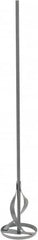 Premier Paint Roller - Metal Chrome Power Mixer - 30 Inch Long x 1/2 Inch Shank Diameter, Compatible with 5 to 10 Gallon Containers - Benchmark Tooling
