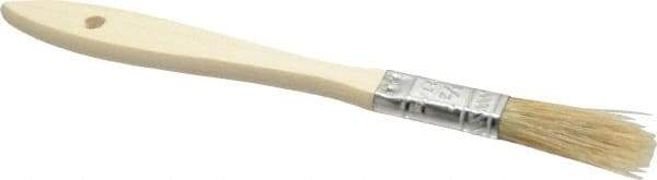 Premier Paint Roller - 1/2" Hog Chip Brush - 1-3/4" Bristle Length, 5-1/4" Wood Handle - Benchmark Tooling