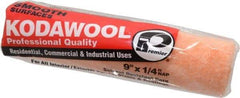 Premier Paint Roller - 1/4" Nap, 9" Wide Paint General Purpose Roller Cover - Smooth Texture, Wool/Poly Blend - Benchmark Tooling