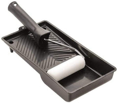 Premier Paint Roller - Mini Paint Roller Set - 4" Wide, Includes Paint Tray, Roller Cover & Frame - Benchmark Tooling