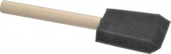 Premier Paint Roller - 2" Foam Foam Paint Brush - 2-1/2" Bristle Length, 4" Wood Handle - Benchmark Tooling