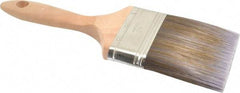 Premier Paint Roller - 4" Flat Synthetic Varnish Brush - 3-3/4" Bristle Length, 7-1/4" Wood Handle - Benchmark Tooling