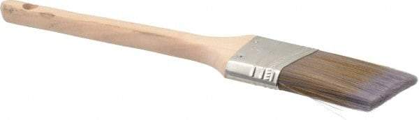 Premier Paint Roller - 2" Angled Synthetic Sash Brush - 2-3/4" Bristle Length, 9" Wood Rattail Handle - Benchmark Tooling