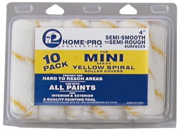 Premier Paint Roller - Mini Paint Roller - 4" Wide, Includes Roller Cover - Benchmark Tooling
