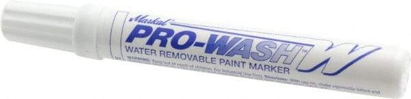 Markal - White Oil-Based Paint Marker - Fine Tip, Alcohol Base Ink - Benchmark Tooling