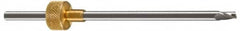 Onsrud - 3/16" Cutting Diam x 3/8" Length of Cut, 1 Flute, Upcut Spiral Router Bit - Uncoated, Right Hand Cut, Solid Carbide, 6-1/2" OAL x 1/4" Shank Diam, Single Edge - Benchmark Tooling