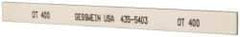 Value Collection - 400 Grit Aluminum Oxide Rectangular Polishing Stone - Super Fine Grade, 1/2" Wide x 6" Long x 1/8" Thick, Oil Filled - Benchmark Tooling