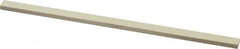 Made in USA - 800 Grit Aluminum Oxide Rectangular Polishing Stone - Super Fine Grade, 1/4" Wide x 6" Long x 1/8" Thick - Benchmark Tooling
