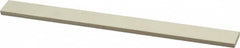 Made in USA - 800 Grit Aluminum Oxide Rectangular Polishing Stone - Super Fine Grade, 1/2" Wide x 6" Long x 1/8" Thick - Benchmark Tooling