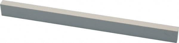 Made in USA - 1200 Grit Aluminum Oxide Rectangular Polishing Stone - Ultra Fine Grade, 1/2" Wide x 6" Long x 1/4" Thick - Benchmark Tooling