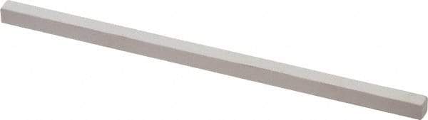 Made in USA - 600 Grit Aluminum Oxide Square Polishing Stone - Super Fine Grade, 5/32" Wide x 4" Long x 5/32" Thick - Benchmark Tooling