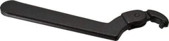 Proto - 3/4" to 2" Capacity, Black Oxide Finish, Adjustable Pin Spanner Wrench - 6-3/8" OAL, 5/32" Hook Pin Height - Benchmark Tooling