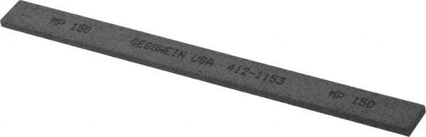 Made in USA - 150 Grit Silicon Carbide Rectangular Polishing Stone - Very Fine Grade, 1/2" Wide x 6" Long x 1/8" Thick - Benchmark Tooling