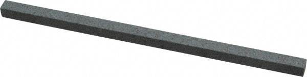 Made in USA - 150 Grit Silicon Carbide Square Polishing Stone - Very Fine Grade, 1/4" Wide x 6" Long x 1/4" Thick - Benchmark Tooling