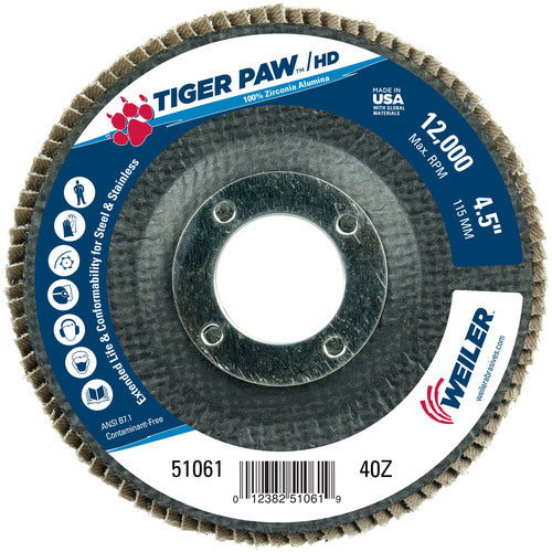 ‎51061 4-1/2″ TIGER PAW SU