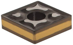 Iscar - CNMG321 TF Grade IC8150 Carbide Turning Insert - TiCN/Al2O3 Finish, 80° Diamond, 3/8" Inscr Circle, 1/8" Thick, 1/64" Corner Radius - Benchmark Tooling