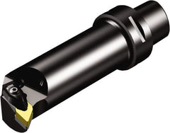 Sandvik Coromant - Right Hand Cut, Size C4, DNMG 442 Insert Compatiblity, Modular Turning & Profiling Cutting Unit Head - 27mm Ctr to Cutting Edge, 80mm Head Length, Through Coolant, Series T-Max P - Benchmark Tooling